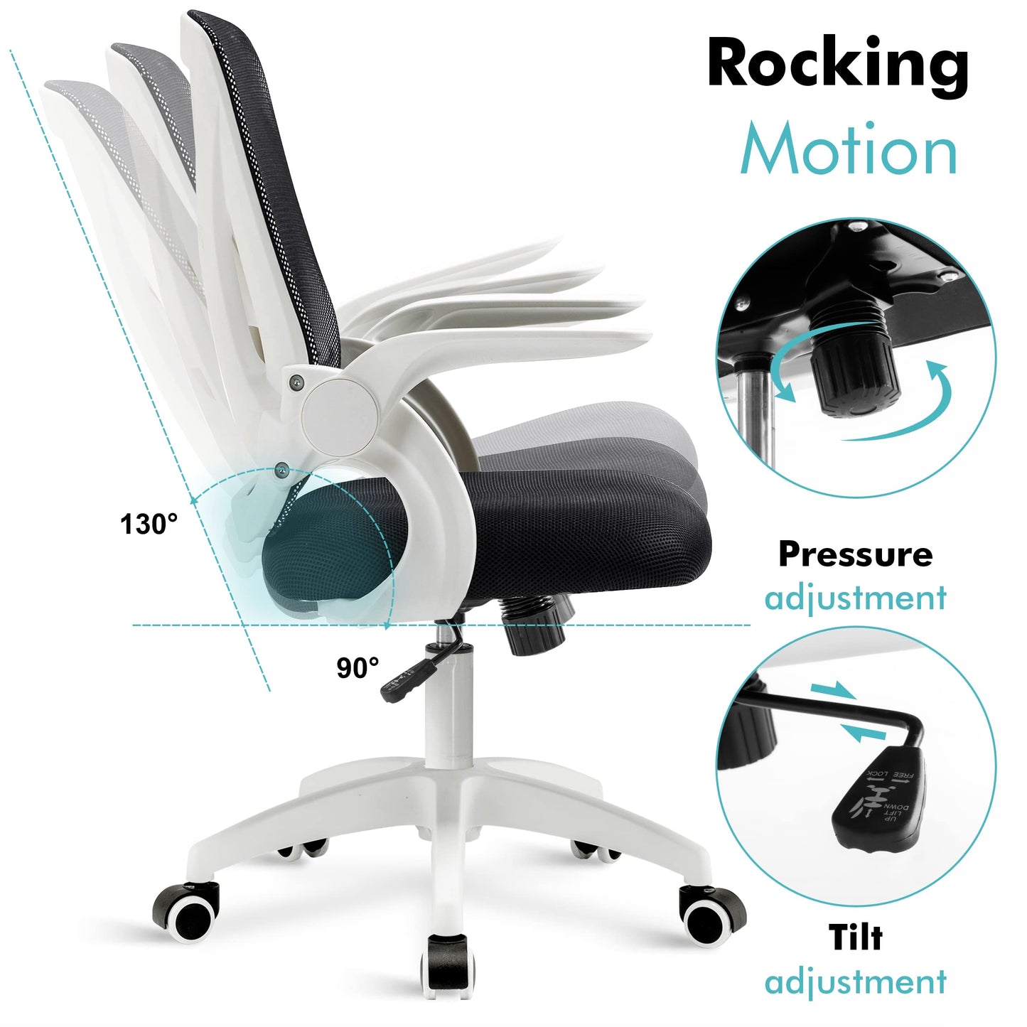 - Office Chair for Home | Desk Chair | Mesh Swivel Chair -