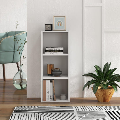 - Panana Wooden Cube Bookcase | 2/3/4/5/6 Tier Display Unit -