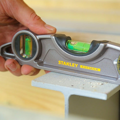 - STANLEY FATMAX XTREME | Torpedo Level | Heavy Duty Aluminium Body -
