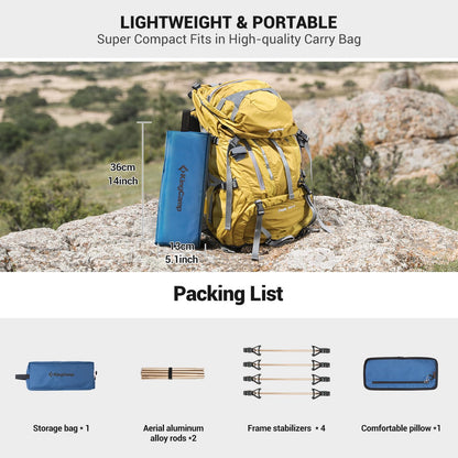 - KingCamp Folding Camping Beds | Ultralight Portable Camp Bed for Adults -