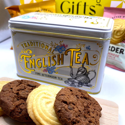 Biscuits Gift Set Afternoon Tea Hamper Gifts Border Biscuit English tea lovers & Biscuit Lovers, Grandparents, Mum, Dad, Birthdays