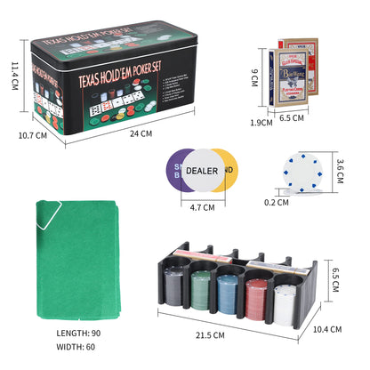 - EPROSMIN 200 Piece Poker Set -