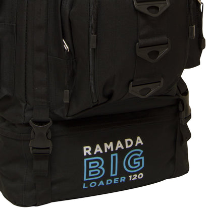 Andes Black Ramada 120L Extra Large Hiking Camping Backpack/Rucksack Luggage Bag
