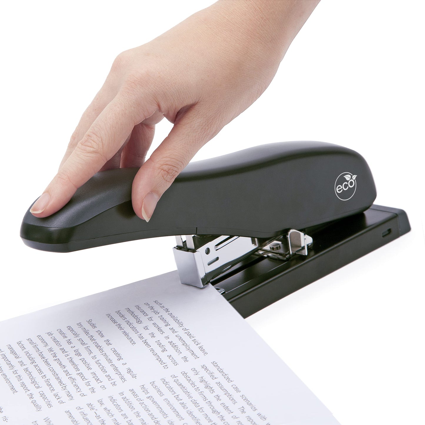 - Rapesco 1307 ECO HD-100 Heavy-Duty Stapler | 2000 Type 923/10mm Staples | 100 Sheet Capacity | Black -