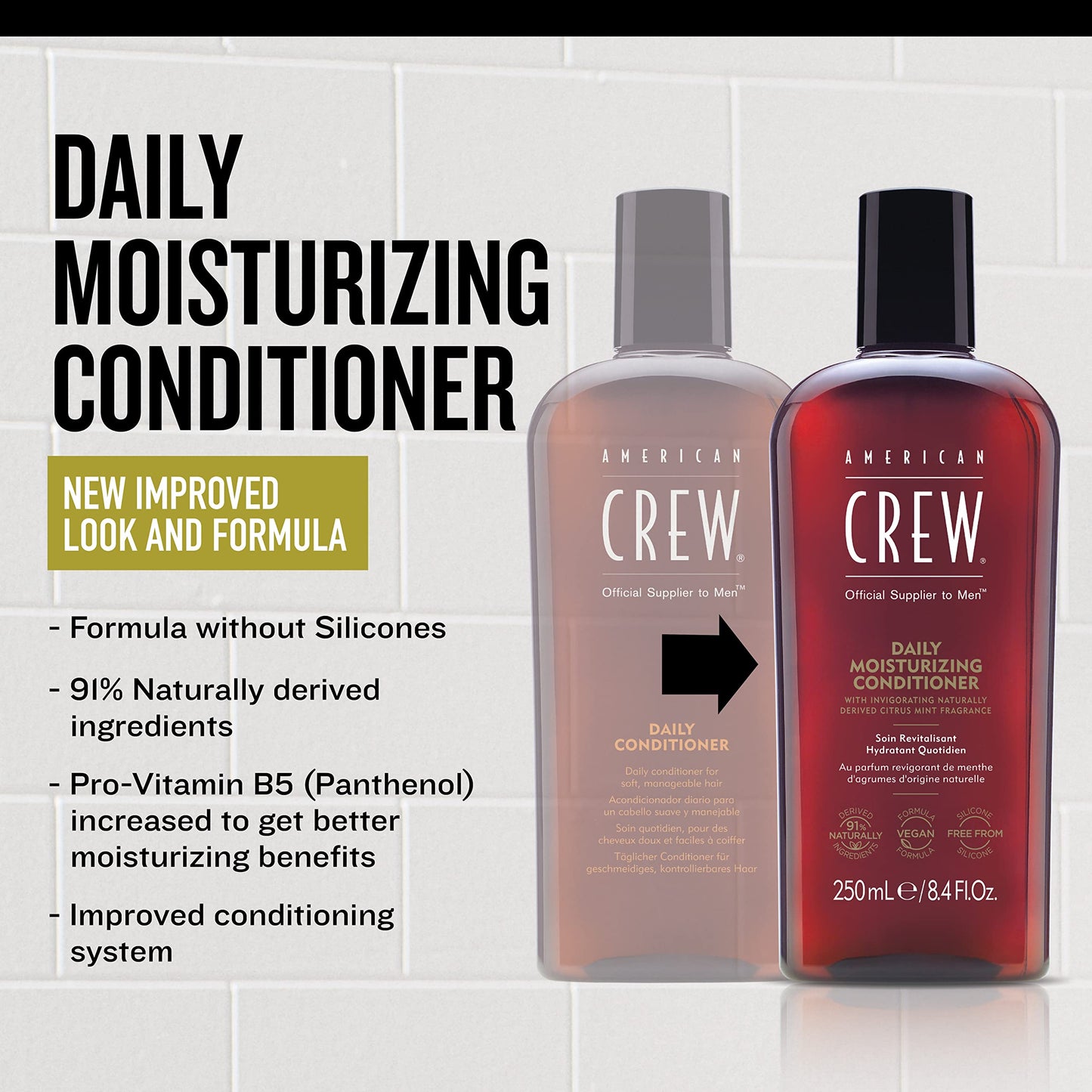 American Crew Daily Moisturizing Conditioner For Men 33.8 oz Conditioner
