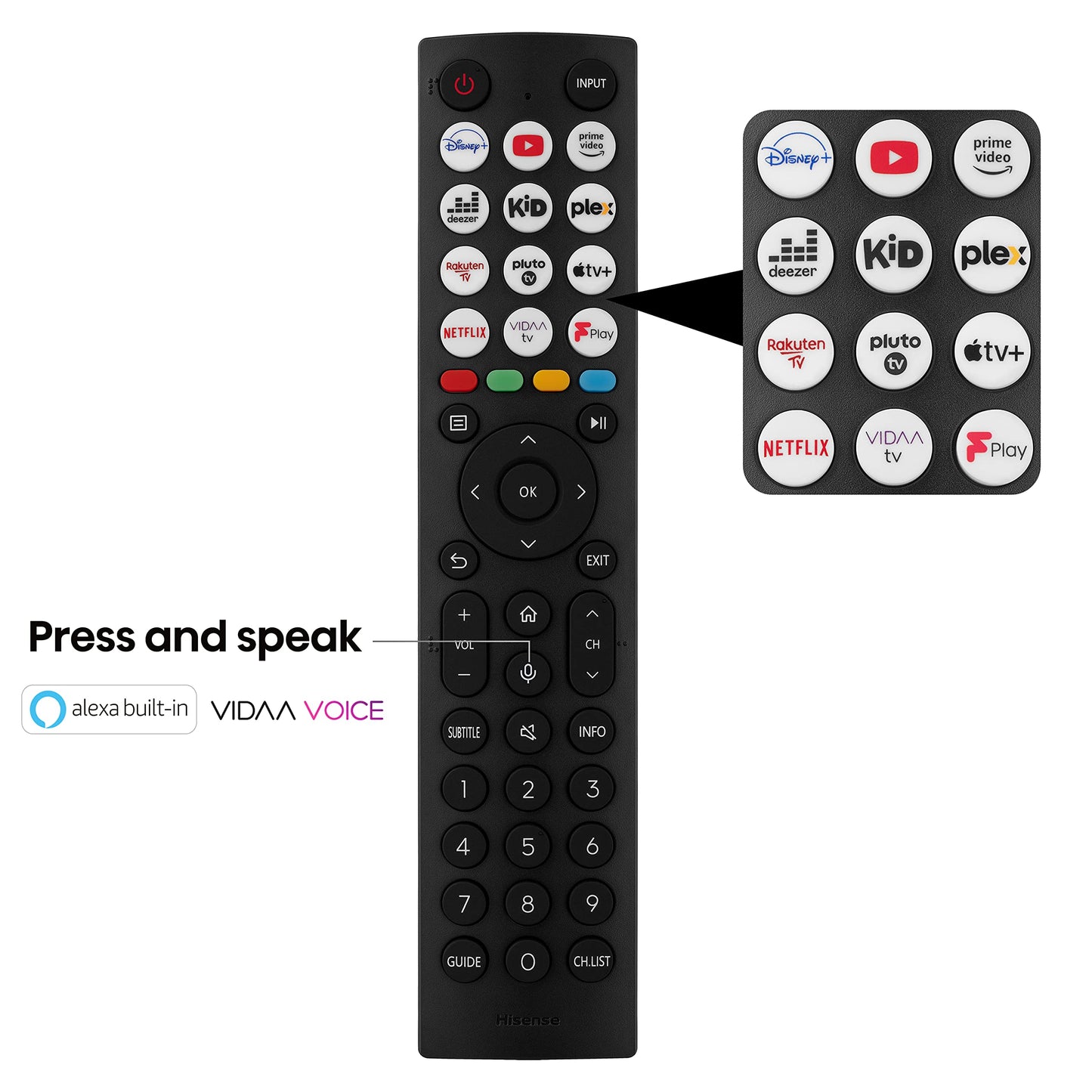 - Hisense 65 Inch UHD Smart TV 65E6KTUK  | Dolby Vision | Pixel Tuning | Voice Remote | Share to TV |  Youtube | Freeview Play | Netflix | Disney -