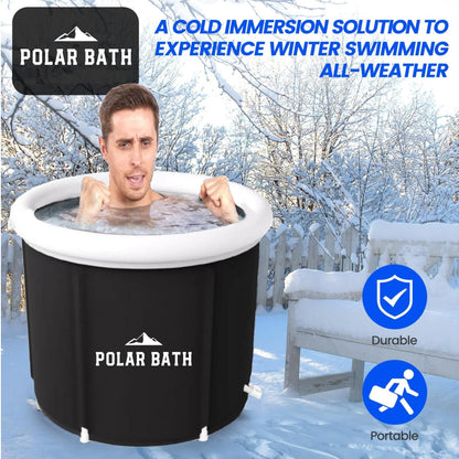 - Polar Bath Ice Bath Tub | Portable Cold Plunge Pool | Cold Water Therapy -