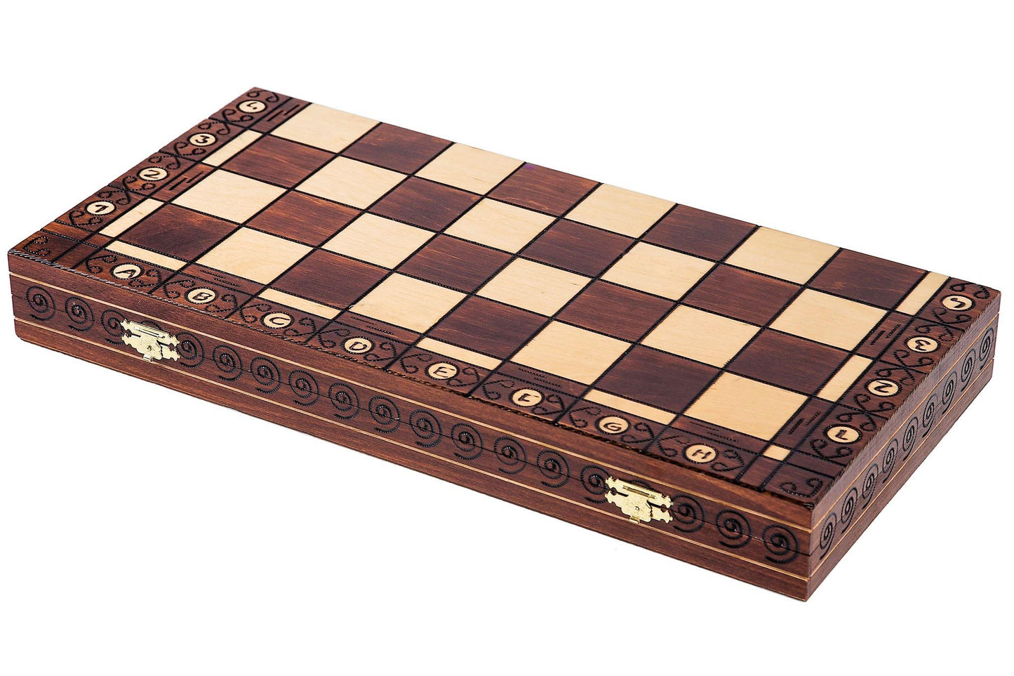 - SQUARE | Wooden Chess Set AMBASADOR | 52 x 52 cm (20.47 x 20. 47 in) -