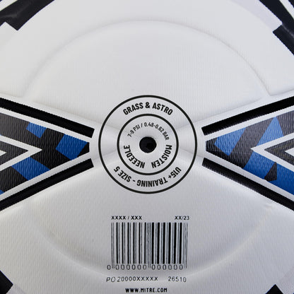 - Mitre Impel Lite 360 Football | Highly Durable | Lightweight Ball, White/Black/Blue | Size 5