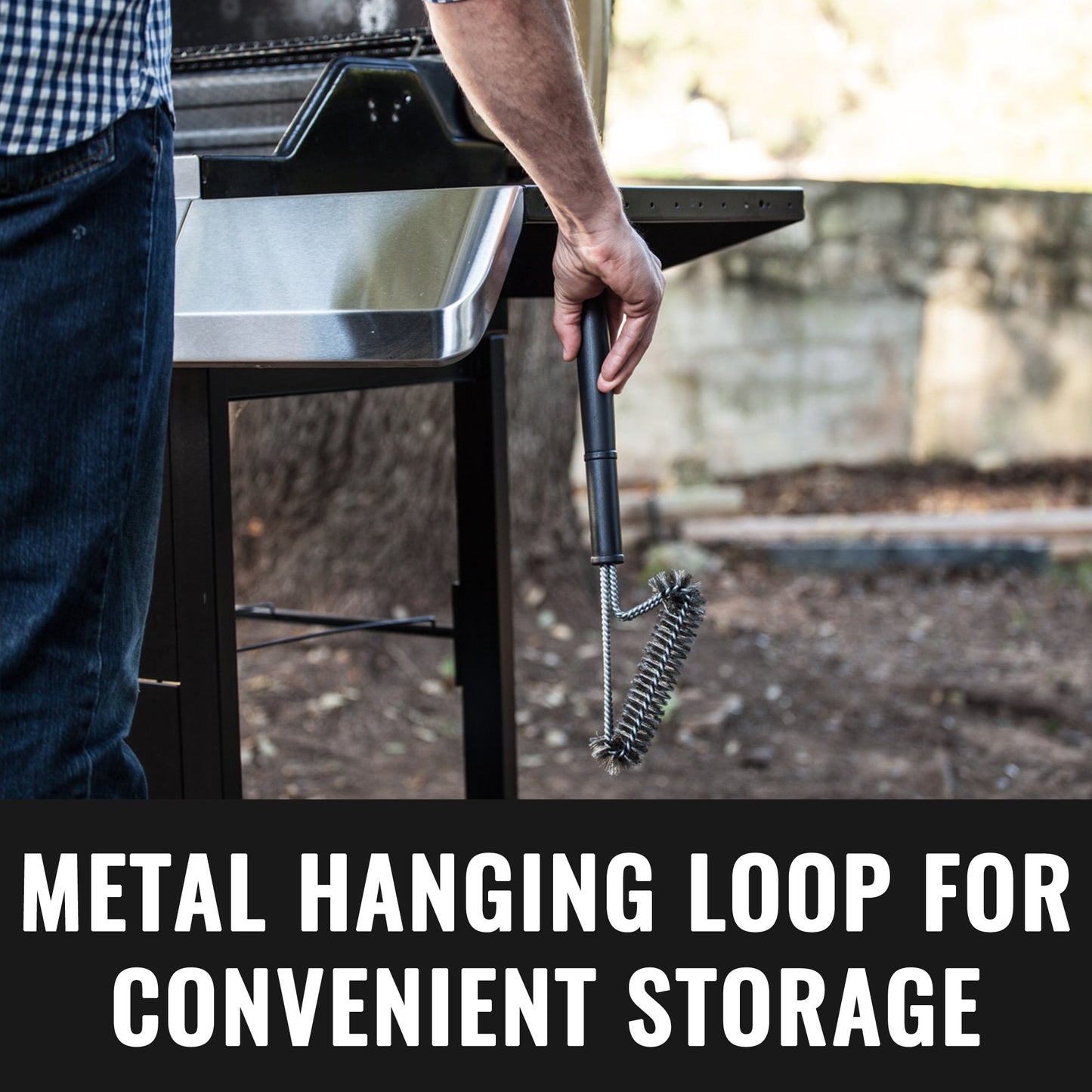 - Grillaholics Stainless Steel BBQ Brush | Heavy Duty BBQ Cleaner -