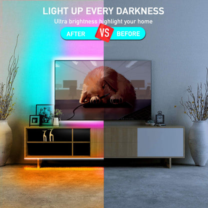 - phopollo Led Strip Light | 10m Led Light Strips with 44-Keys Remote -