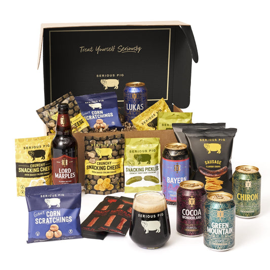 - Serious Pig | Craft Beer And Snacks Tasting Experience Gift Box -