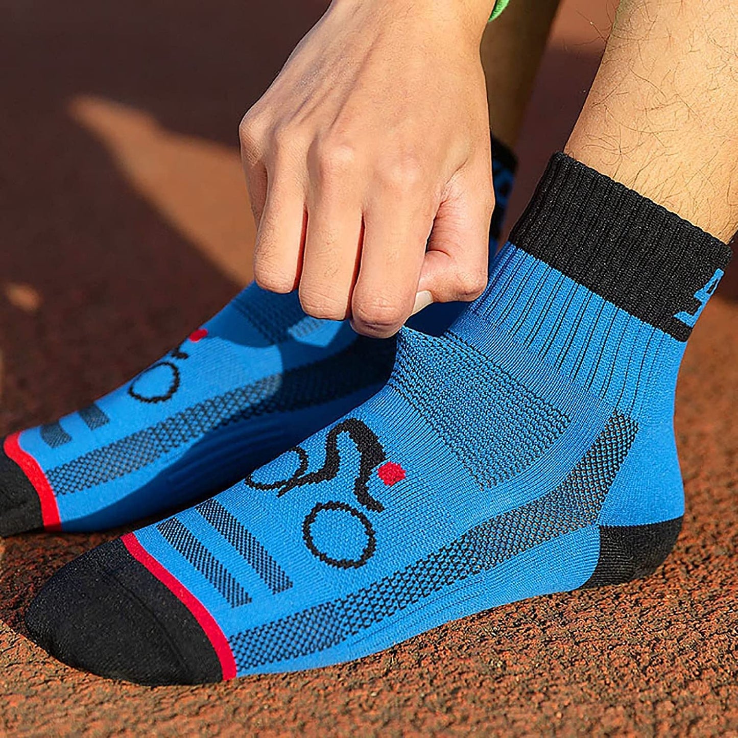 - Geebuzz 5 Pack Sports Cycling Socks | Colorful Anti Smell Ankle Athletic Socks For Running, Hiking (5pack) -