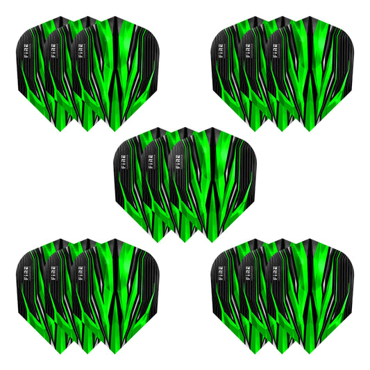 - Harrows FIRE FLIGHTS | Set of x5 Premium Extra Strong Dart Flight Bag -