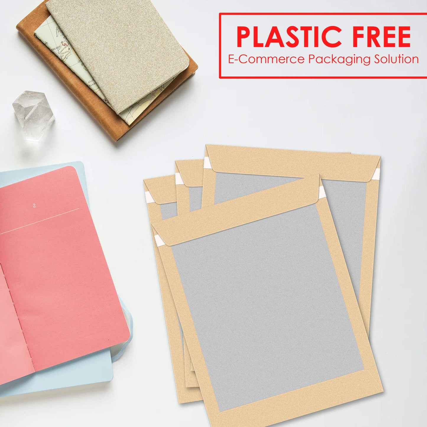 20Pcs A4 Envelopes Self-Seal iSOUL 324mm x 229mm A4 C4 Manilla Hard Board Backed Envelopes Do Not Bend Envelope