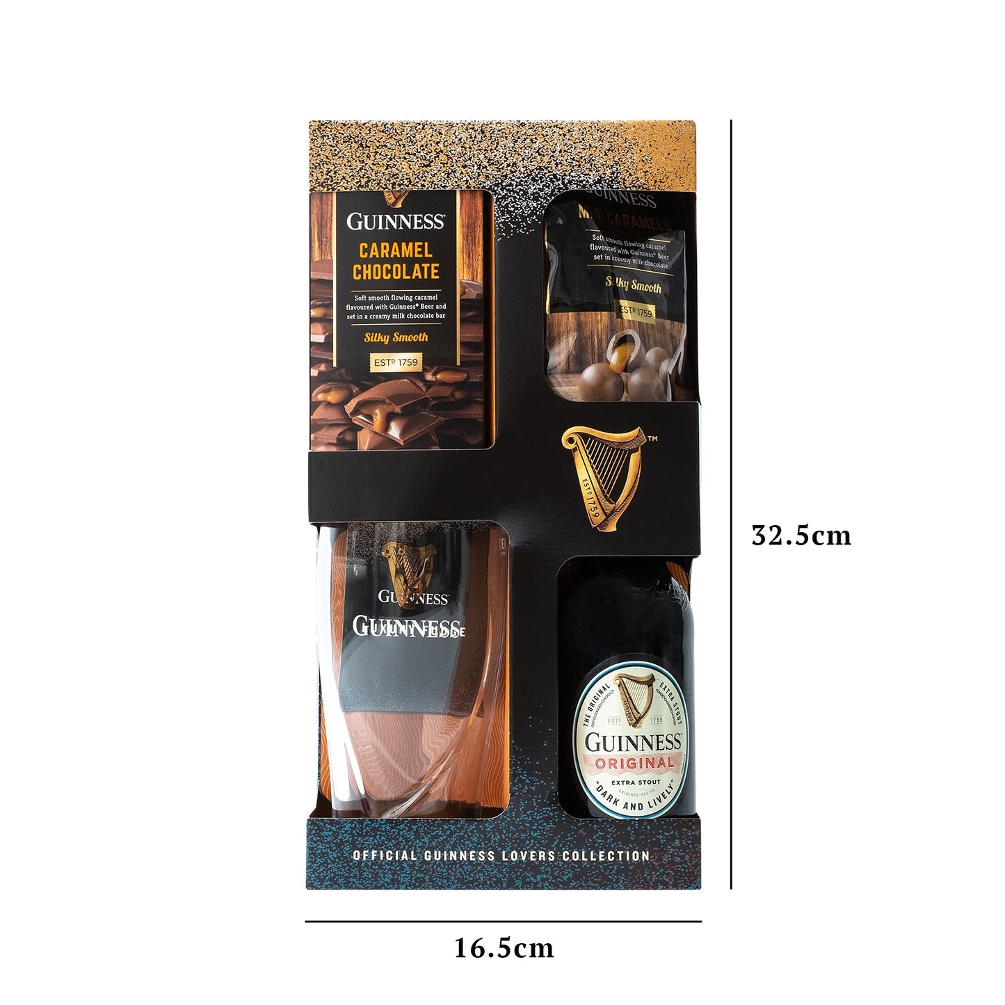 - Guinness Gifts for Men | Beer Gift Set | Official Guinness 500ml and Pint Glass -