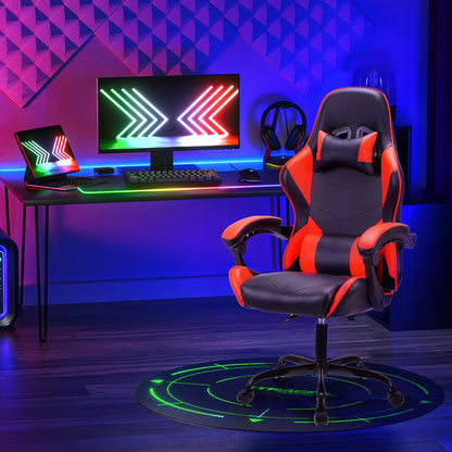 - T-THREE High back ergonomic computer chair | Gaming chair | Office chair | 150kg | Red -