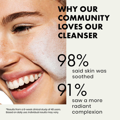 - Gentle Facial Cleanser | Green Tea Face Wash + Aloe Vera | Vitamin C & E | All Natural Face Wash -
