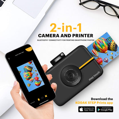 - KODAK Step Touch Instant Camera | 3.5 Inch LCD Touchscreen Display -