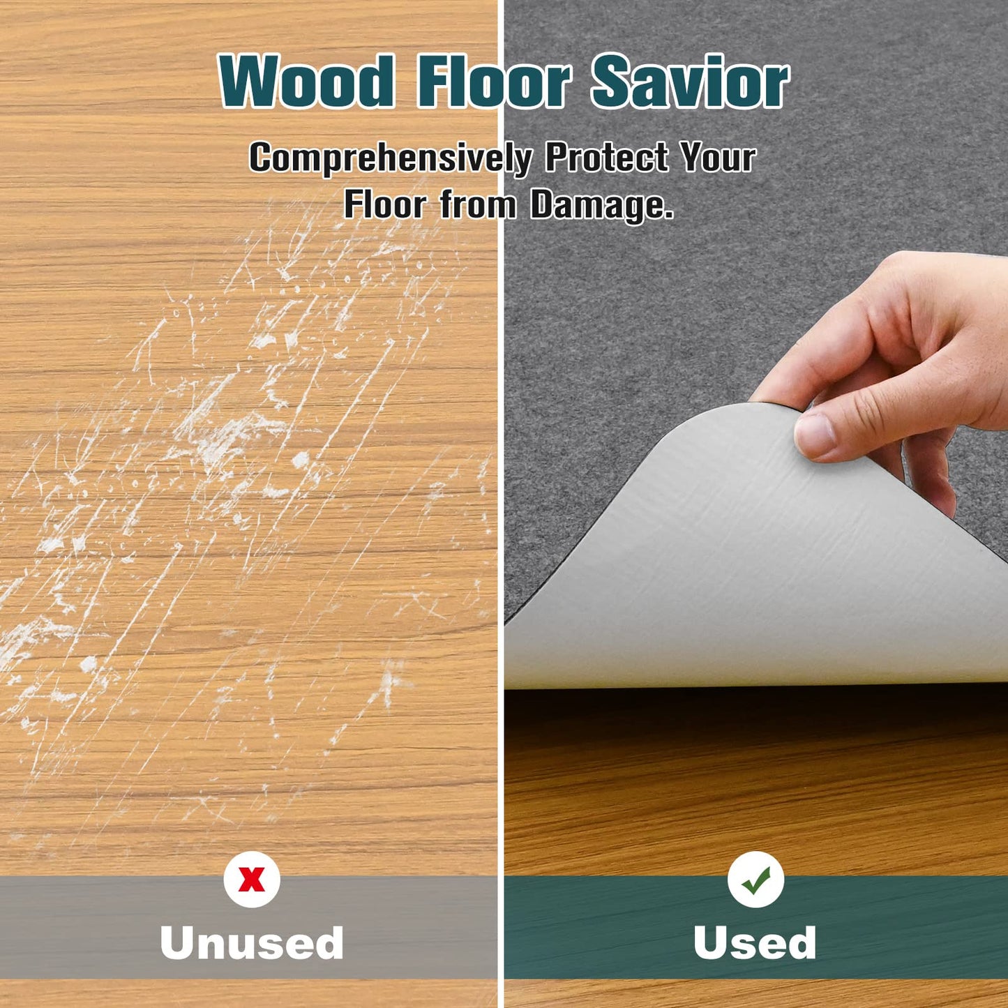 - Office Chair Mat | Hardwood Floor Protector -