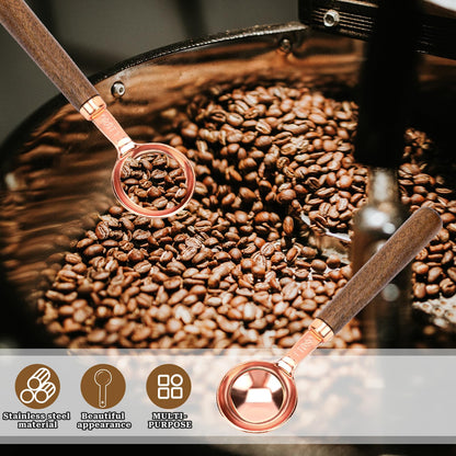 6.7 inch 1 Tablespoon Coffee Scoop for Ground Coffee Wood Long Handle Coffee Bean Scoop Tea Scoop Measuring Spoon,1 tbsp