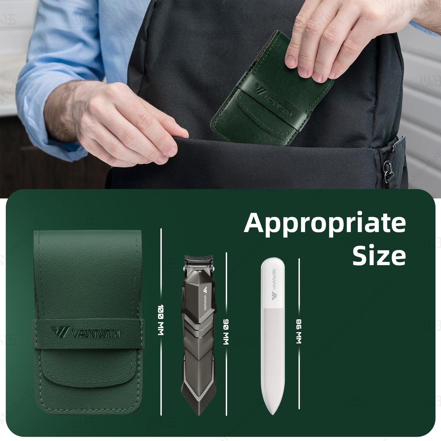 - VANWIN Nail Clippers for Men -
