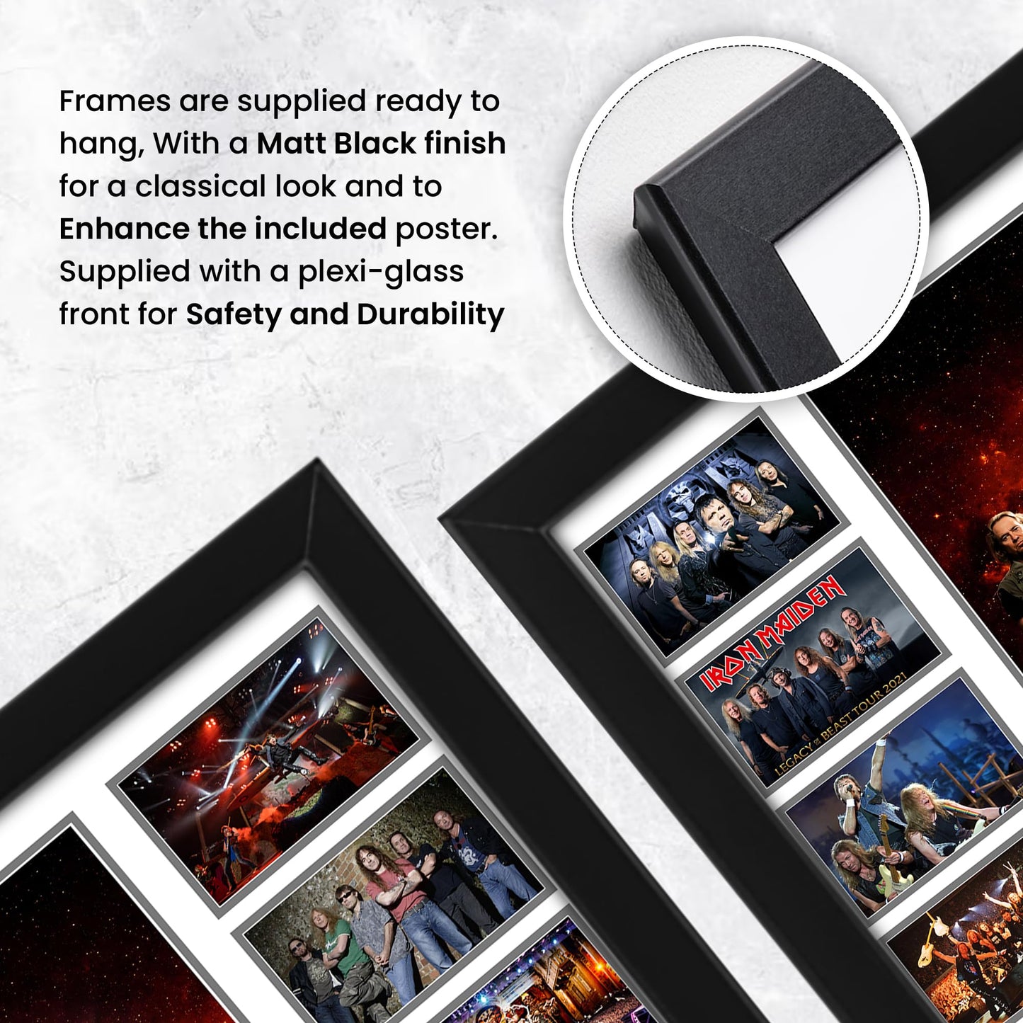 - Iron Maiden Signed Poster Print | Limited Edition Autograph Fan Gift | Collectible Memorabilia Merchandise -
