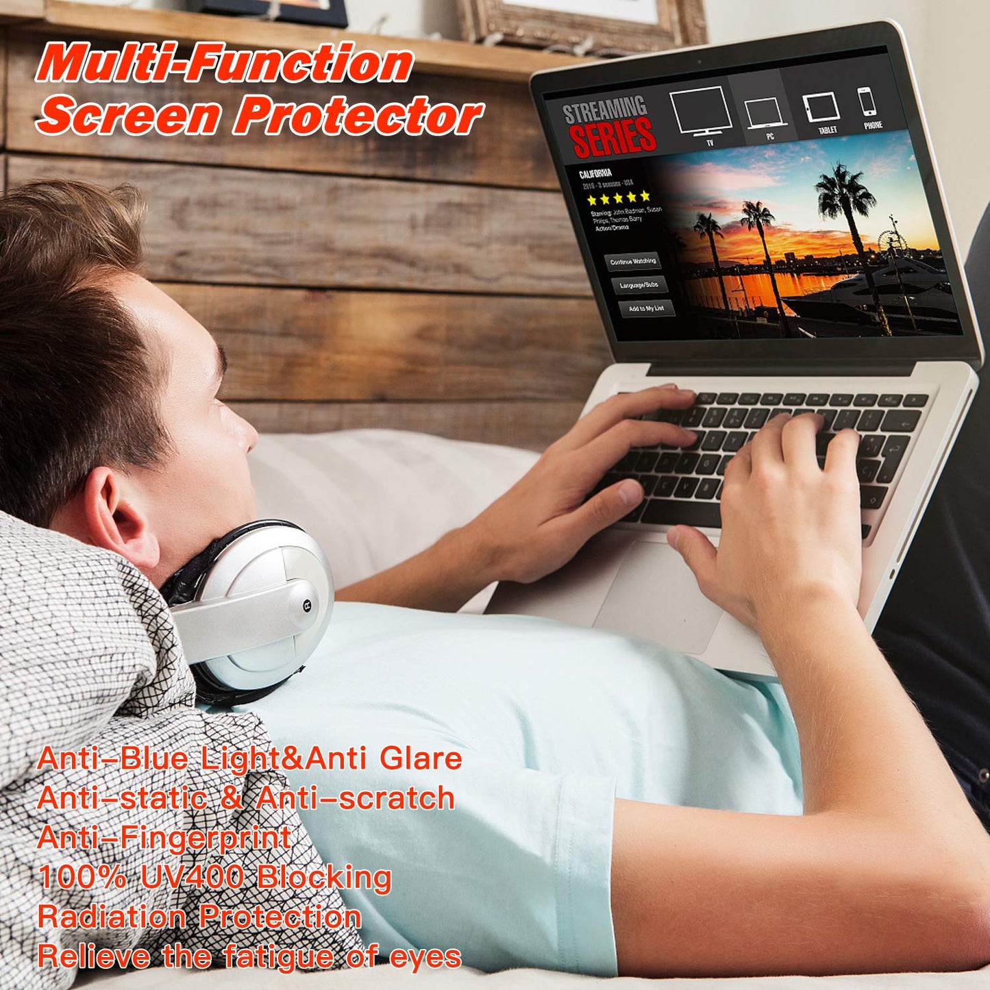 - DISTANCEE 2 Pack Removable 15.6 Inch Laptop Screen Protector | Anti Blue Light&Anti Glare Screen Protector -