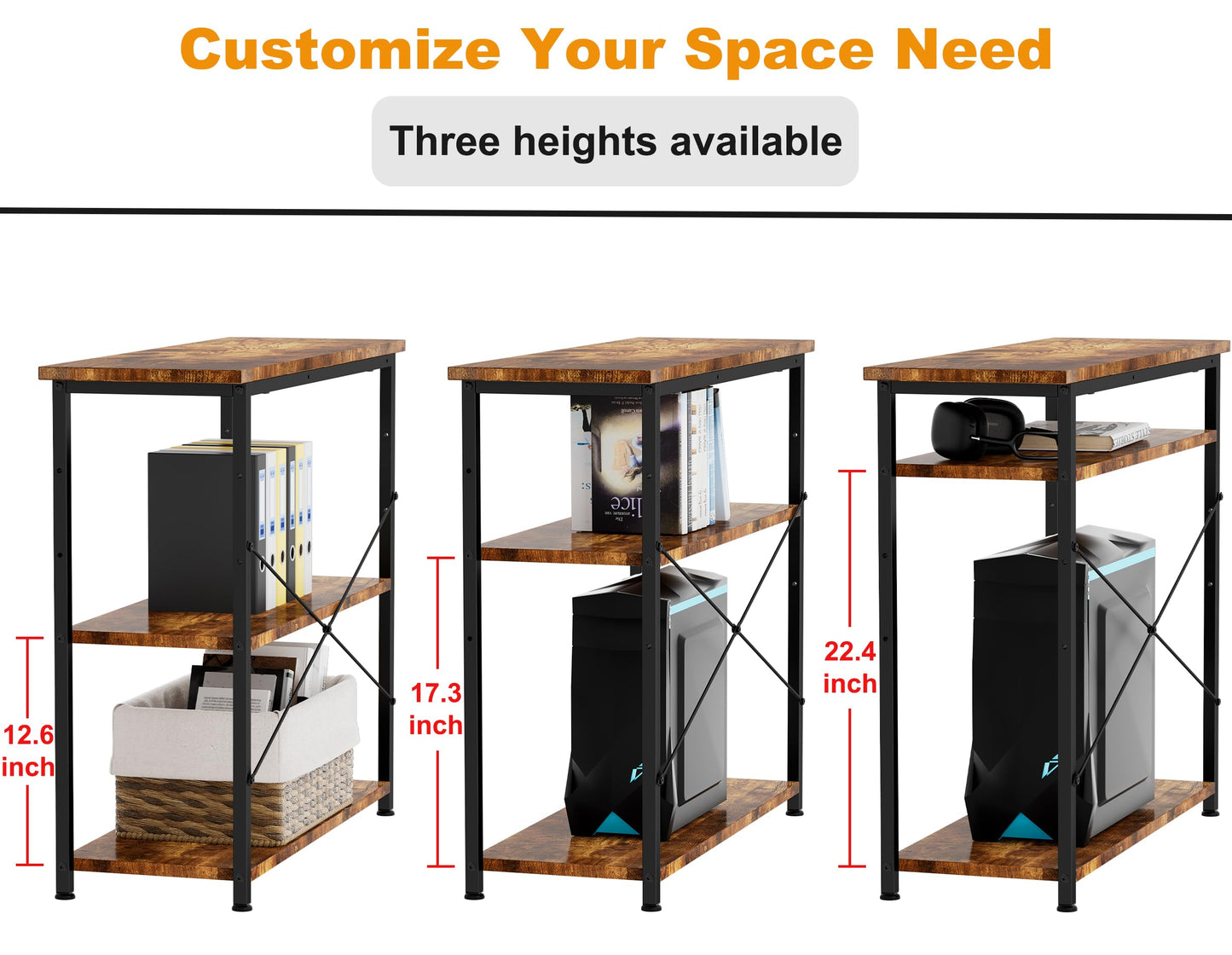 - HOMIDEC L Shaped Desk 100CM Computer Desk | Study Office Desk | Gaming Desk -