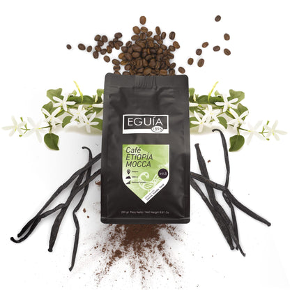 - Eguia Whole Medium Roasted Coffee Beans Variety Pack | 4× 250g-Non-bitter | medium roast Arabica coffee beans -