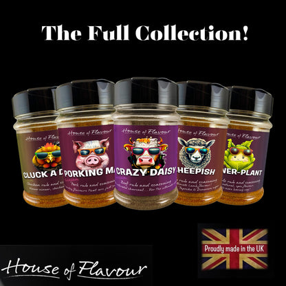 BBQ Meat Rub Seasoning For Lamb with Mint & Smoked Paprika By House of Flavour | Gluten-Free, No Preservatives | Ideal for Leg, Chops, Mince, Shoulder