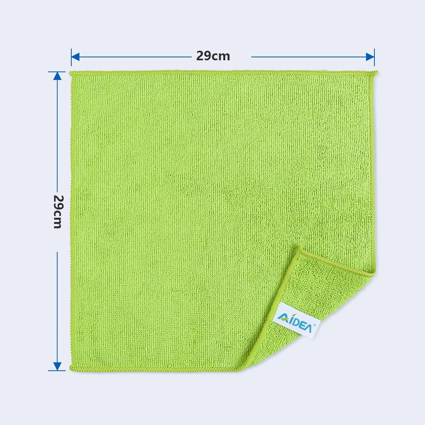 AIDEA Microfibre Cloth 12 Pack,Reusable Kitchen Microfibre Cleaning Towels Dish Cloths,Lint Free Washable Duster Rags Cloth for Home,Windows,Car,Motorbike,30 x 30 cm