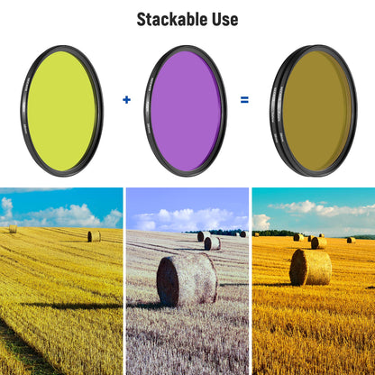 - Neewer 9PCS Full Color Lens Filter Set | 58mm Resin Lens Filters -