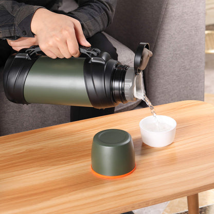 - LOKPESCO Large Coffee Flask | Hot and Cold Drinks | 2L/70oz -