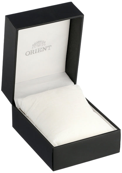 - Orient Men Analog Japanese Automatic Watch with Leather Strap -