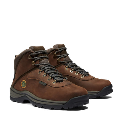 - Timberland Men's White Ledge Mid Wp Chukka Boots | Md Brown Full Grain -