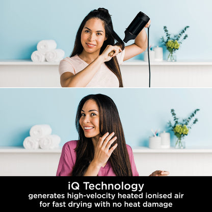 - Shark STYLE iQ Hair Dryer| Styler| 2-in-1 | Concentrator & Curl-Defining Diffuser -
