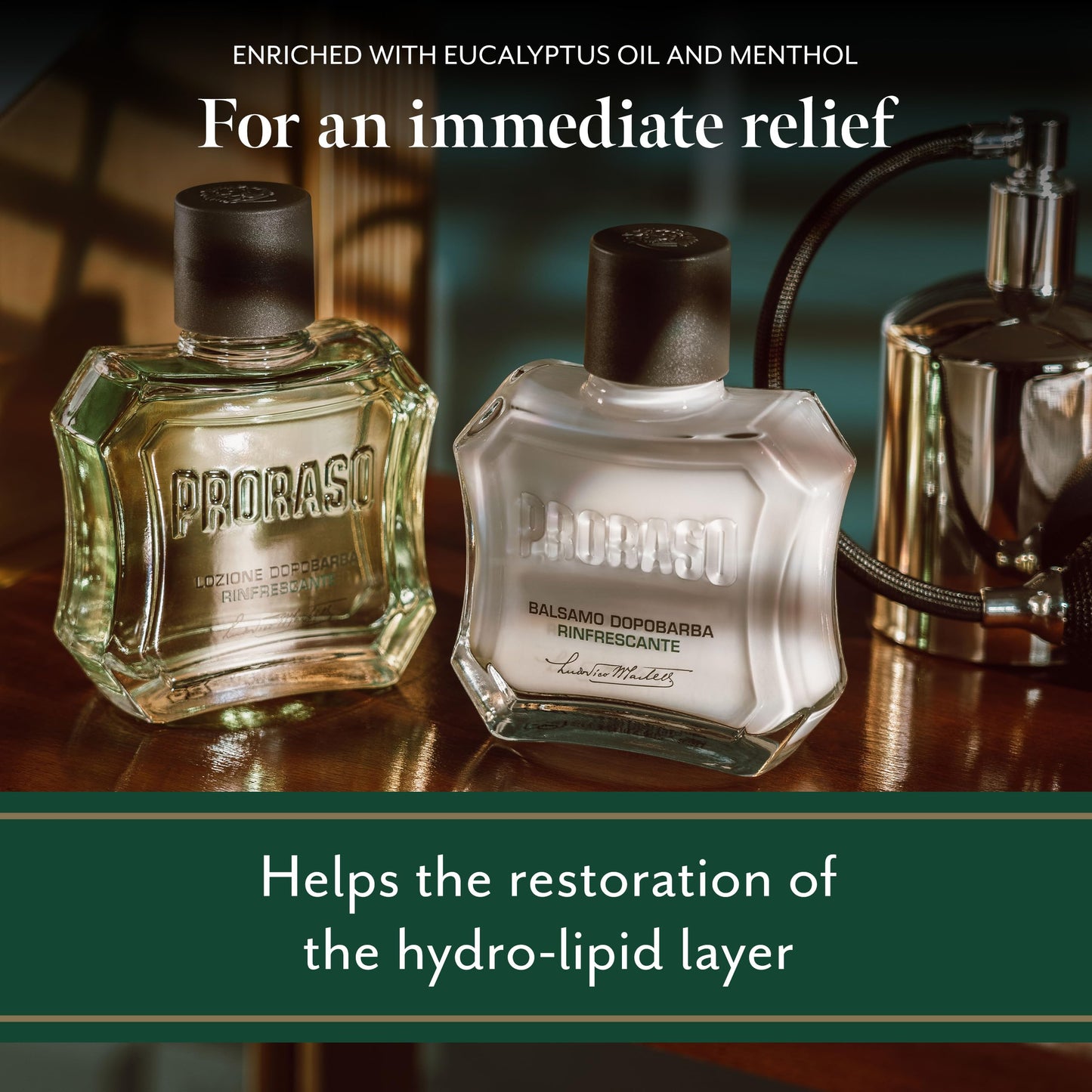 - Proraso Aftershave Balm | 100ml | Refreshing Alcohol-Free Post Shave Balm -