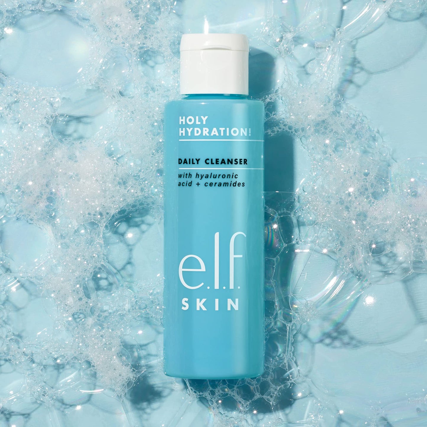 - e.l.f. SKIN Holy Hydration! Daily Cleanser | Infused with Ceramides | Removes Dirt, Makeup & Impurities -