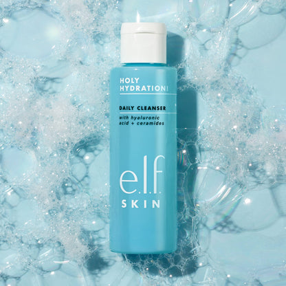 - e.l.f. SKIN Holy Hydration! Daily Cleanser | Infused with Ceramides | Removes Dirt, Makeup & Impurities -