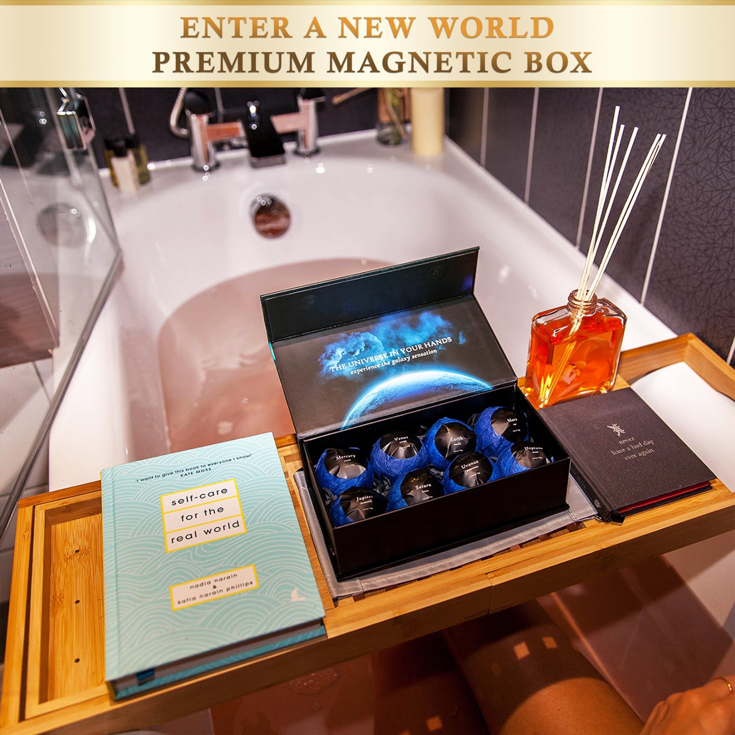 - Galacticspa Planet Themed Bath Bombs | 8 x 60g Handmade Luxury Bubble Bath Fizzer Set -