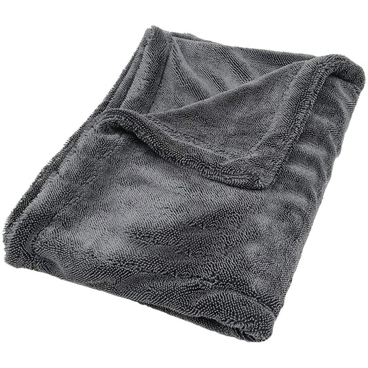 Detailers United - Hydro Hoover XL - Professional Grade Plush Microfibre Car Drying Towel 1400 GSM (50 x 80 cm) Grey For Fast Streak-Free Drying and Detailing