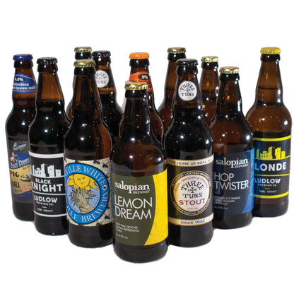 - Mixed Case British Real Ale Handpicked Selection | 12 x 500ml Bottles -