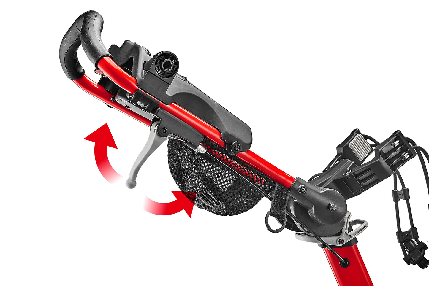 CaddyTek CaddyLite Compact Semi-Auto Folding and Unfolding Golf Push Cart, Blue, One Size