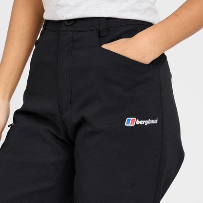 Berghaus Kids' Water Repellent Walking Trousers, Kids' Hiking Trousers, Outdoors Clothing, Black, Age 11-12