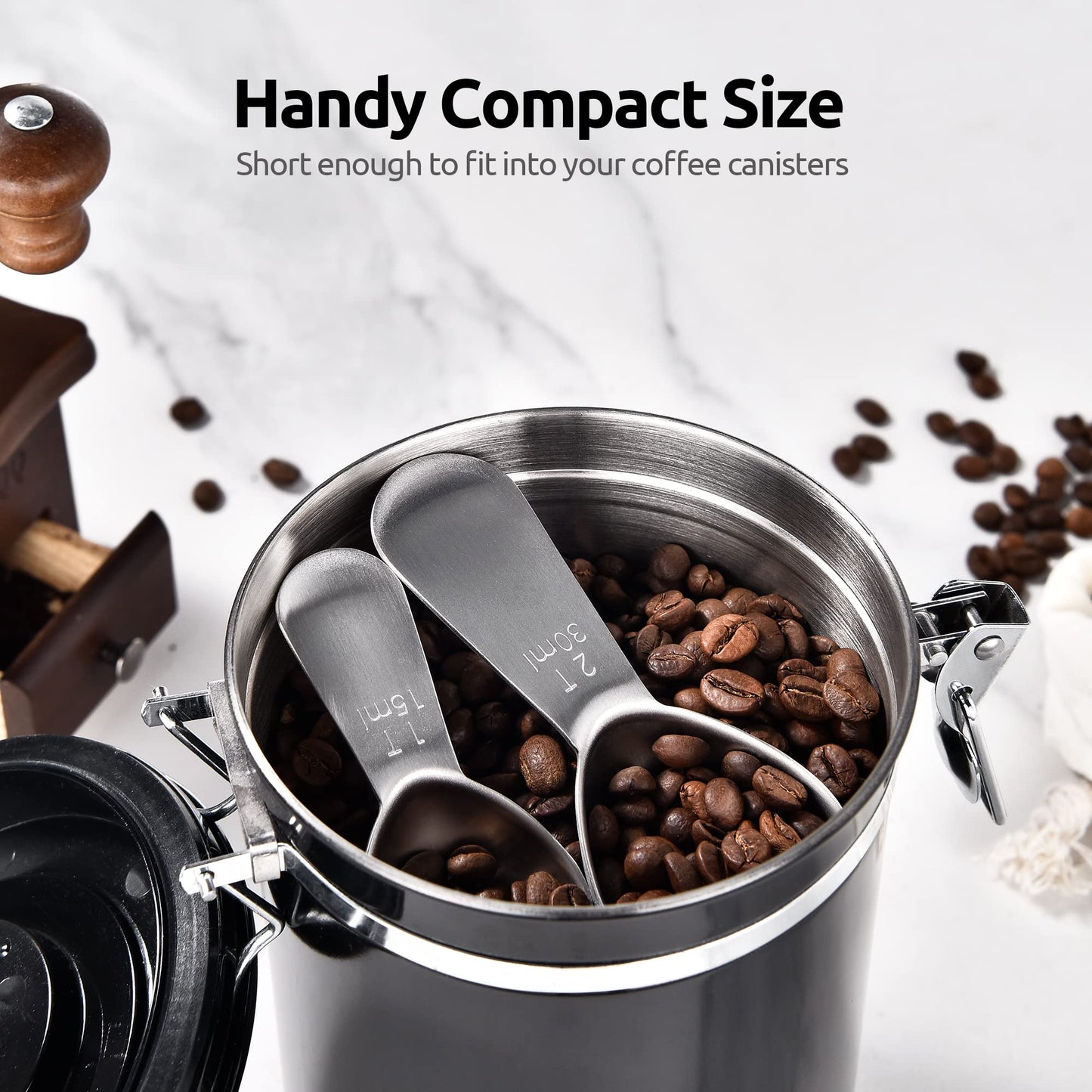 - U-Taste 18/8 Stainless Steel Coffee Scoop -