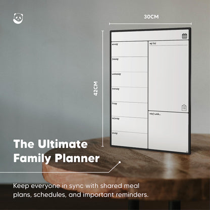 - Smart Panda A3 Magnetic Whiteboard Fridge Calendar | Meal Planner and Shopping List White Board -
