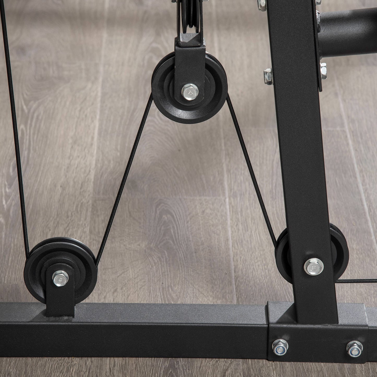 - HOMCOM Multi Gym with Weights | Multifunction Home Gym Machine | 45kg Weight Stack -