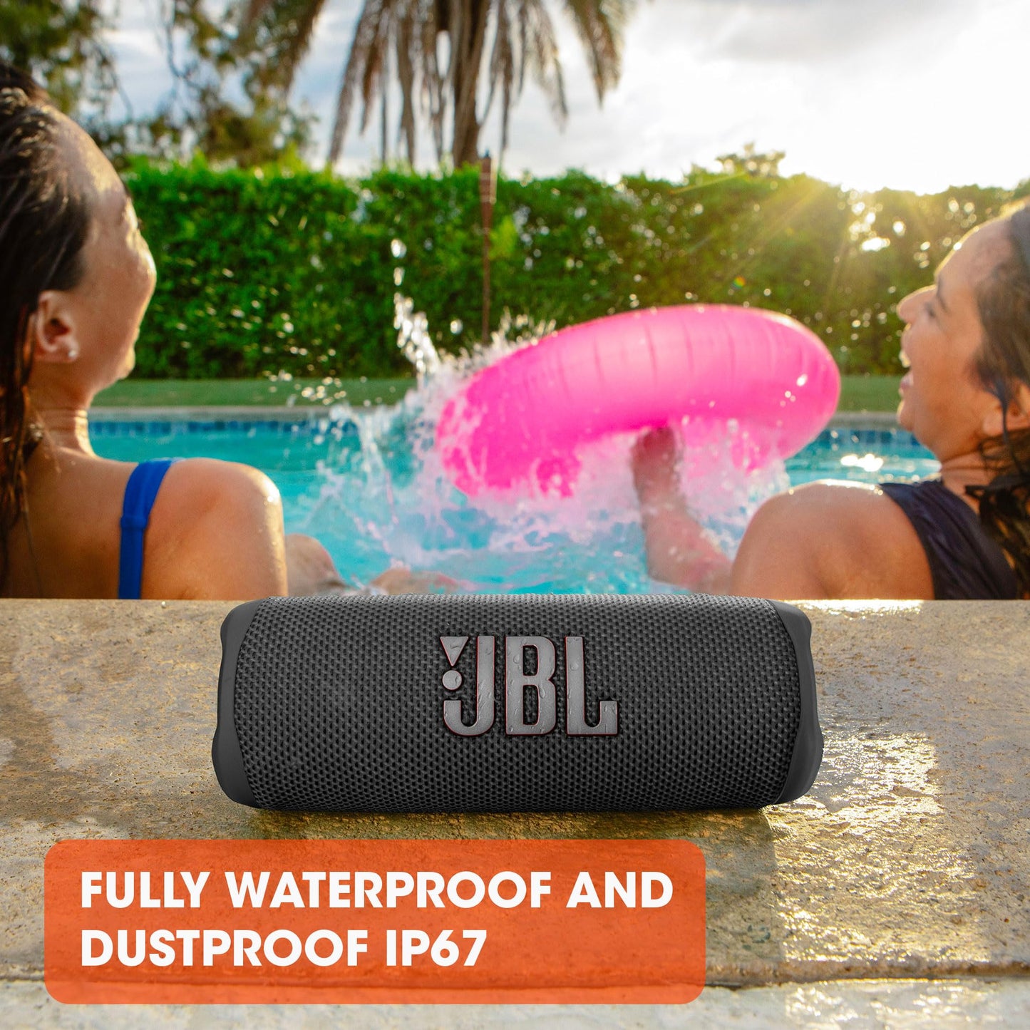 - JBL Flip 6 Portable Bluetooth Speaker | 2-way speaker system | powerful JBL Original Pro Sound | up to 12 hours of playtime -