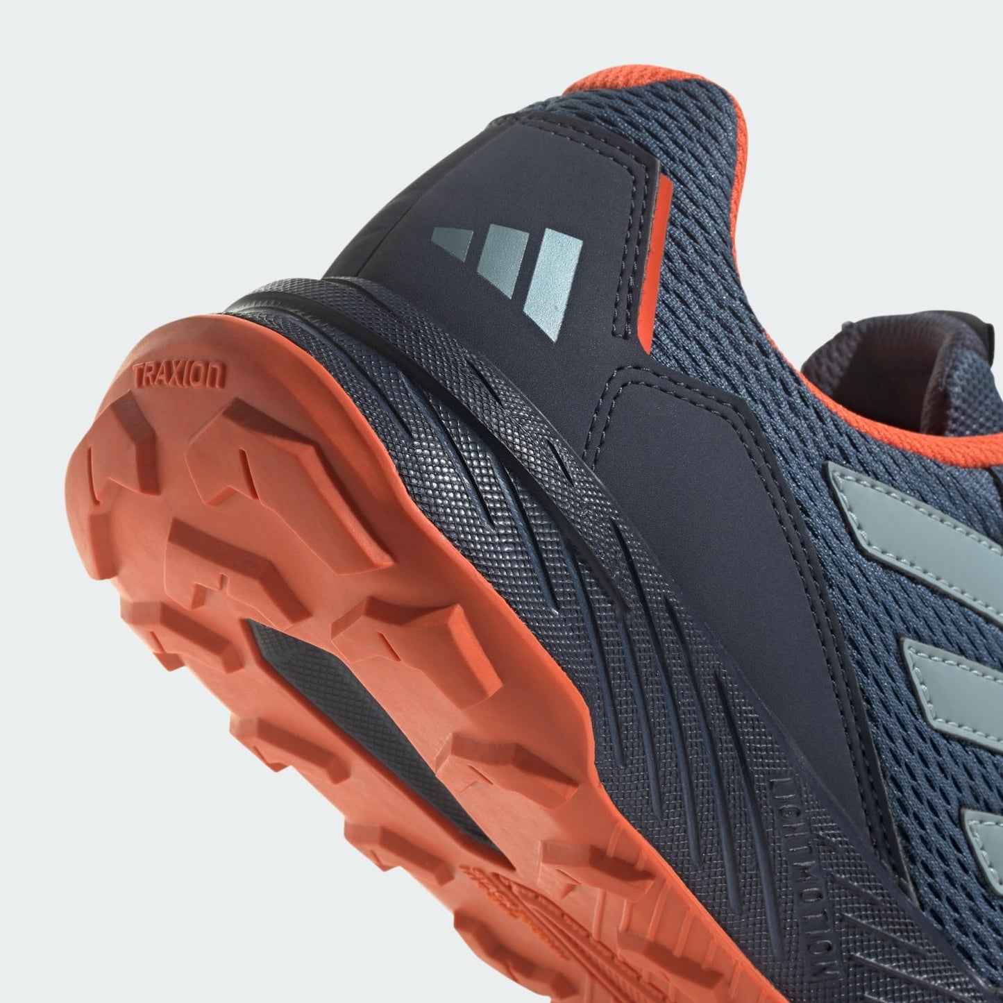 adidas Men's Tracefinder Trail Running Sneakers, Wonder Steel/Shadow Navy/Impact Orange, 9.5 UK
